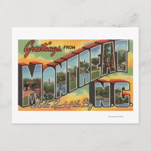 Cartão Postal Montrata, Carolina do Norte - Cenas Largas 2