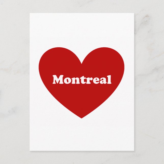 Cartão Postal Montreal (Frente)