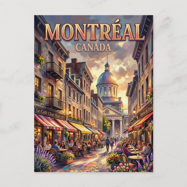Cartão Postal Montreal Canadá (Frente)