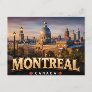 Cartão Postal Montreal Canadá Cultura Francesa Porto Antigo Viag