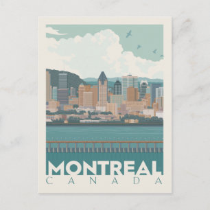 Cartão Postal Montreal, Canadá Skyline