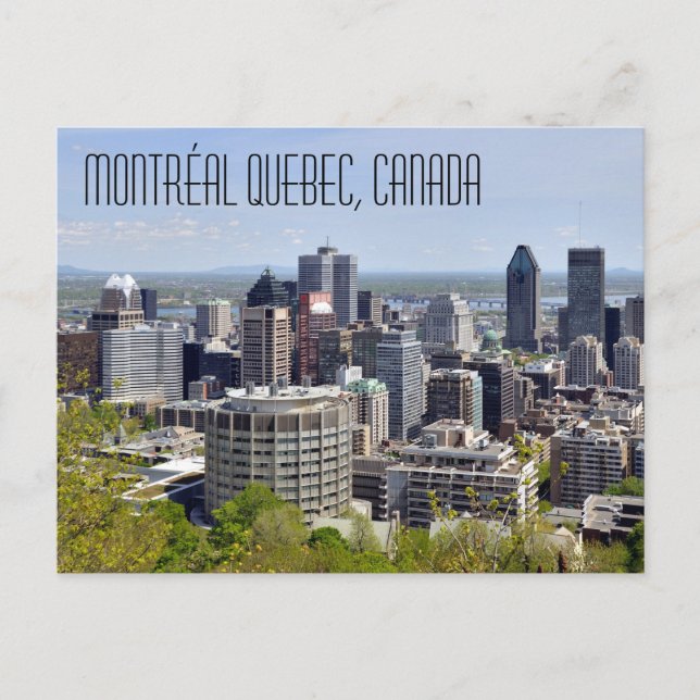 Cartão Postal Montréal Quebec Canadá (Frente)
