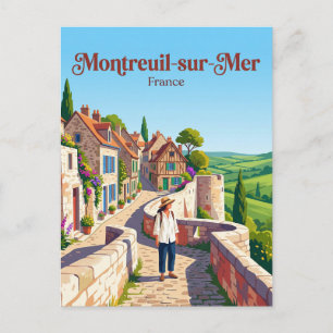Cartão Postal Montreuil-sur-Mer França