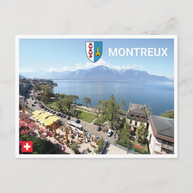 Cartão Postal Montreux - Suiça (Frente)