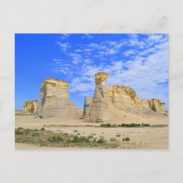 Cartão Postal Monument Rocks no Kansas