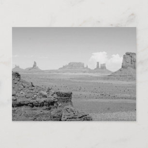 Cartão Postal Monument Valley (preto e branco) 2