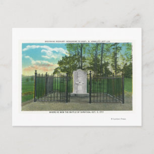 Cartão Postal Monumento à Perna Esquerda do Gen. Benedict Arnold
