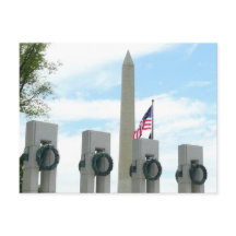 Monumento a Washington e Memorial da II Guerra Mun
