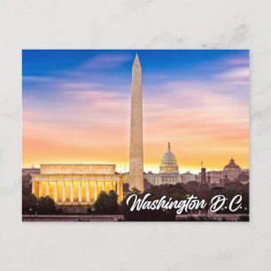 Cartão Postal Monumento a Washington, Washington, D.C., EUA