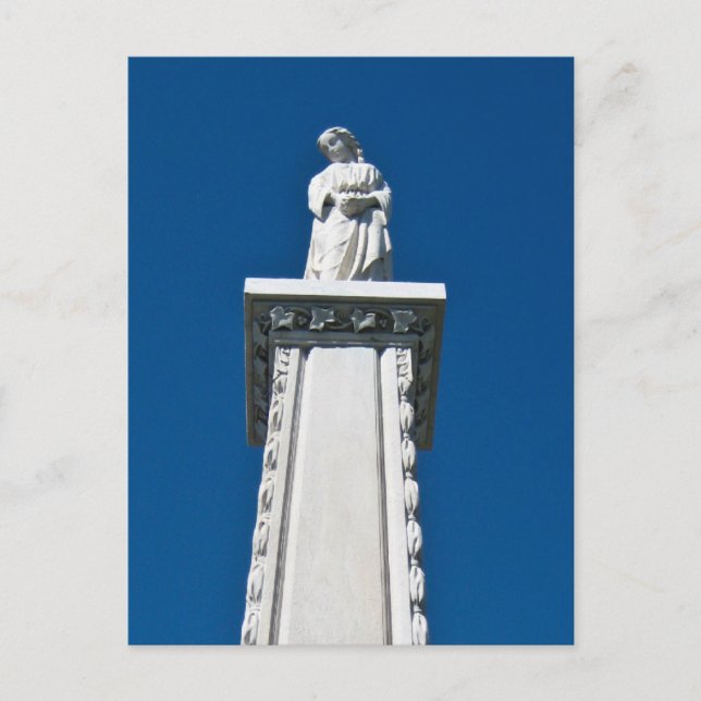 Cartão Postal monumento arsenal no Cemitério do Congresso (Frente)