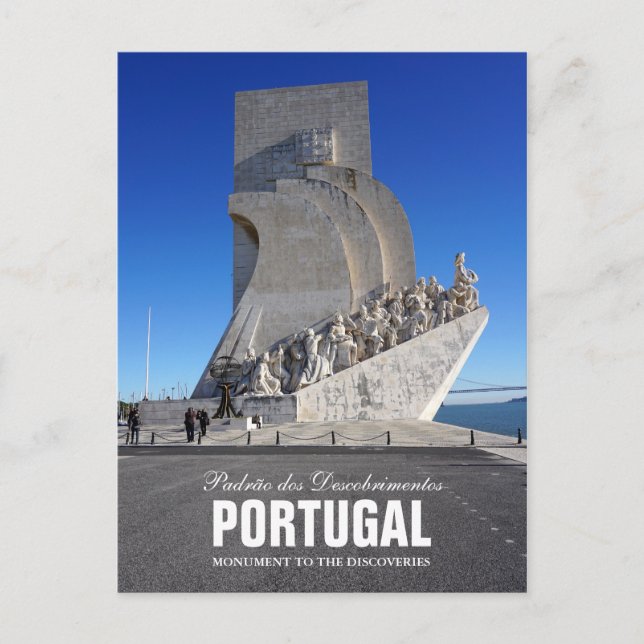 Cartão Postal Monumento às Descobertas 2 | Padrão Descobrimento (Frente)