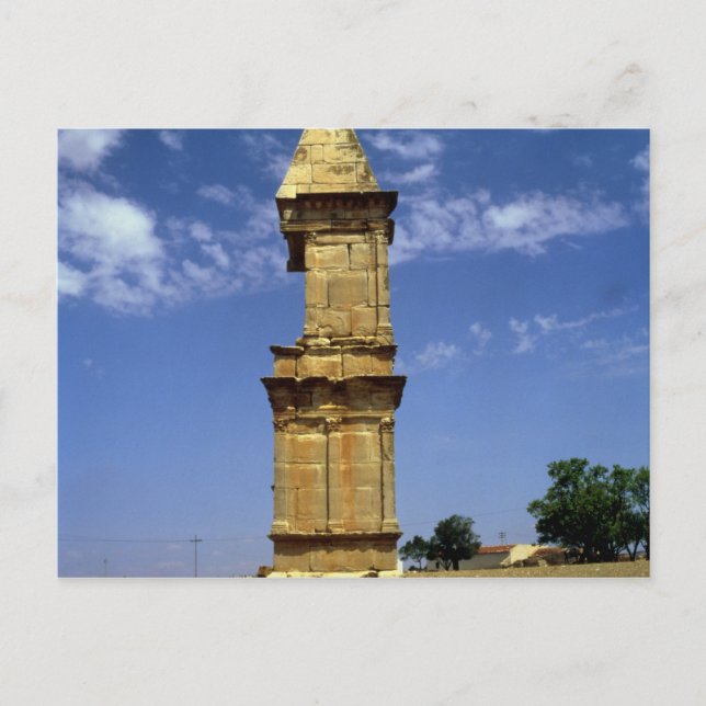 Cartão Postal Monumento da Guerra Punica, século 3 a.C. (Frente)