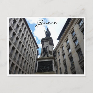 Cartão Postal monumento de genebra