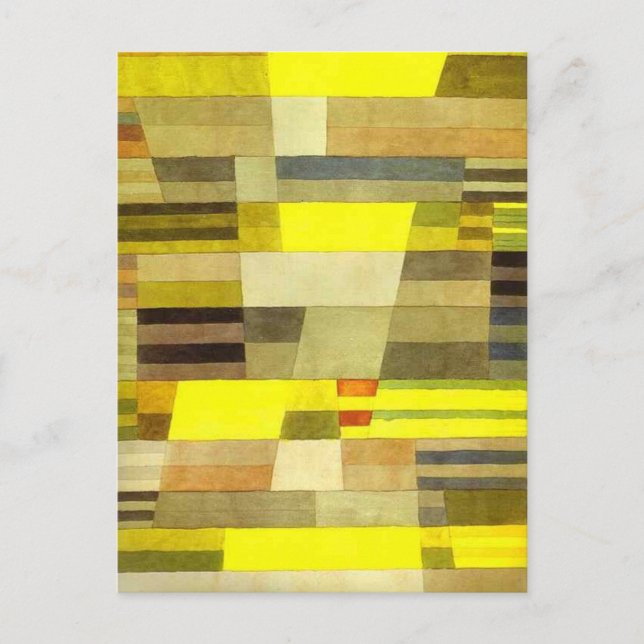 Cartão Postal Monumento de Paul Klee (Frente)