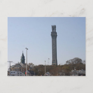 Cartão Postal Monumento de Peregrino - Provincetown, Mães.