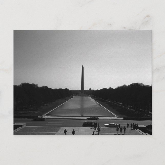 Cartão Postal Monumento de Washington EUA Antigo (Frente)