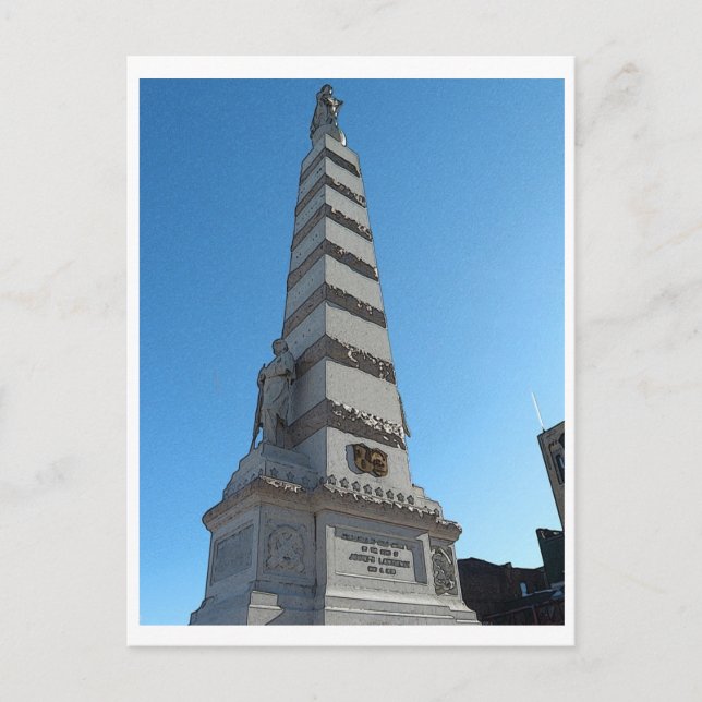 Cartão Postal Monumento do marinheiro Soldado (Frente)