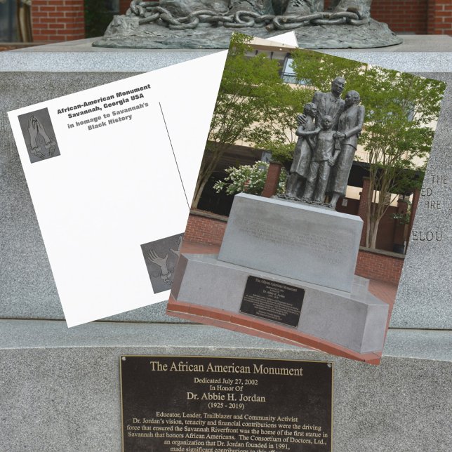 Cartão Postal Monumento Fotográfico Afro-Americano de Savannah (Criador carregado)