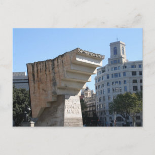 Cartão Postal Monumento Francesc Macià, Barcelona