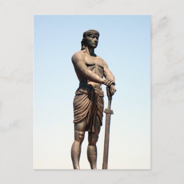 Cartão Postal monumento lapu (Frente)