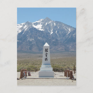 Cartão Postal Monumento Manzanar