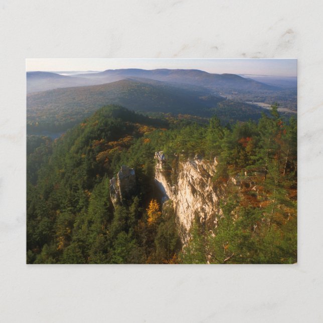 Cartão Postal Monumento Montanha Devils Pulpit View (Frente)