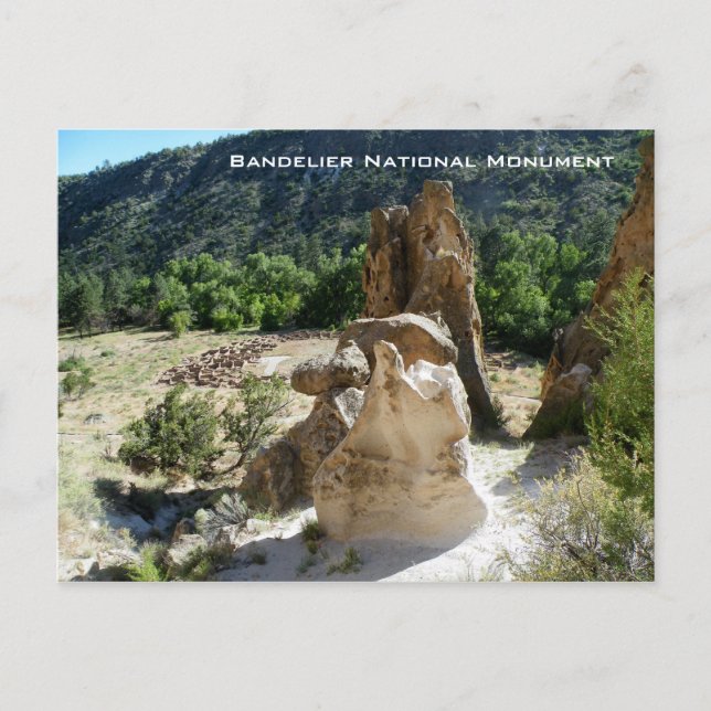 Cartão Postal Monumento Nacional Bandelier (Frente)