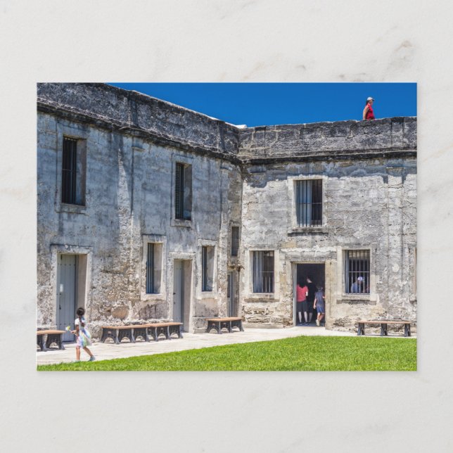 Cartão Postal Monumento Nacional Castillo de San Marcos, FL (Frente)