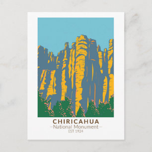 Cartão Postal Monumento Nacional Chiricahua Hoodoos Arizona