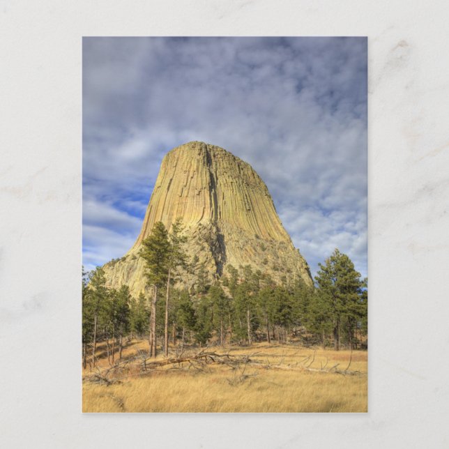Cartão Postal Monumento Nacional Devils Tower (Frente)