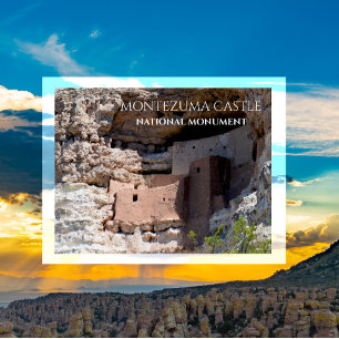 Cartão Postal Monumento Nacional do Castelo Montezuma, Arizona