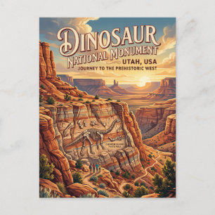 Cartão Postal Monumento Nacional dos Dinossauros Utah