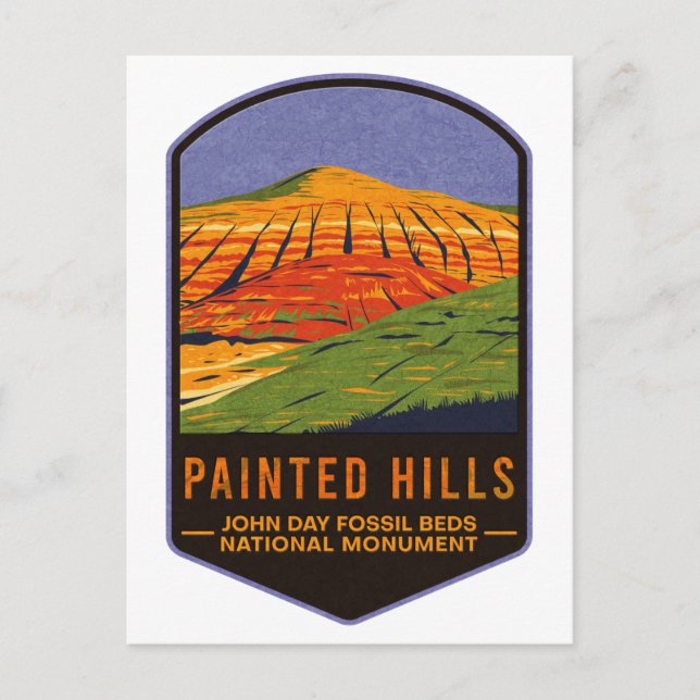 Cartão Postal Monumento Nacional dos Fósseis do John Day (Frente)