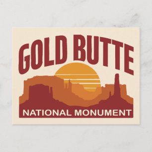Cartão Postal Monumento Nacional Gold Butte Deserto de Nevada