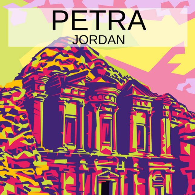 Cartão Postal Monumento Petra da Jordânia (Criador carregado)
