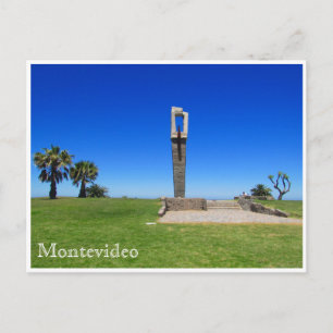 Cartão Postal monumento pocitos rambla