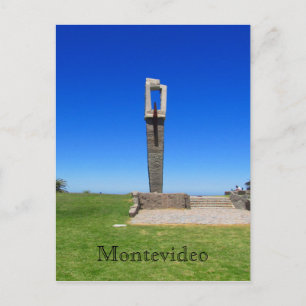 Cartão Postal monumento pocitos rambla