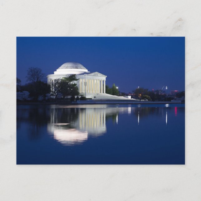 Cartão Postal Monumentos | O Jefferson Memorial (Frente)