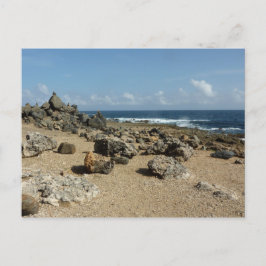 Cartão Postal Monumentos Rock na Costa Arubana