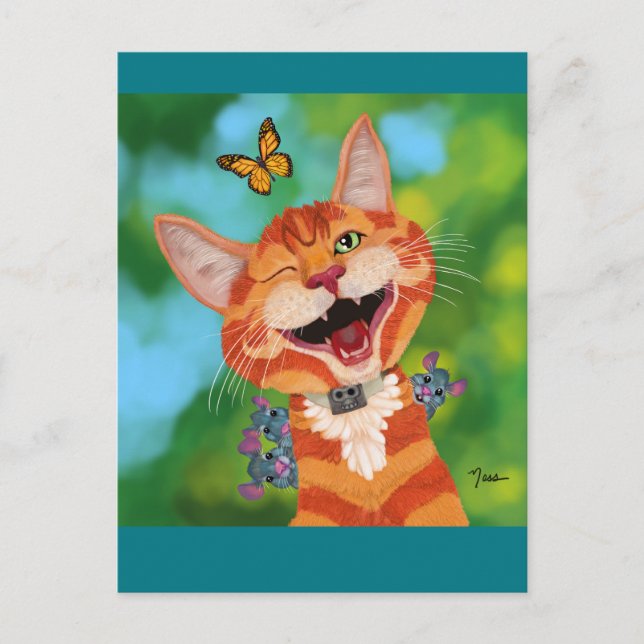 Cartão Postal Monzo e Amigos (Frente)