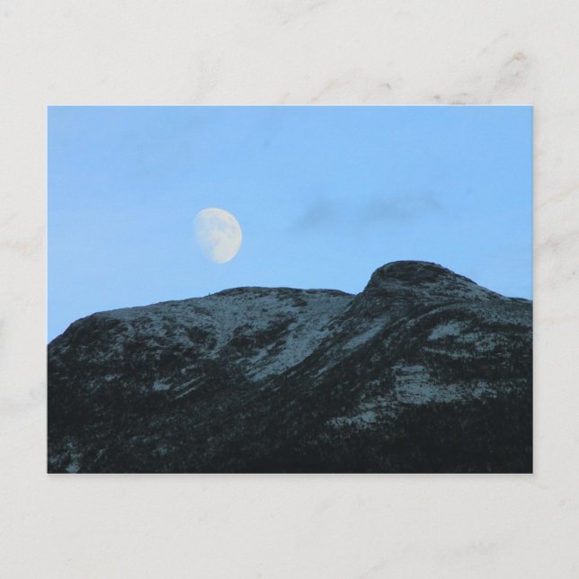 Cartão Postal Moon da Cimeira de Monte Mansfield (Frente)