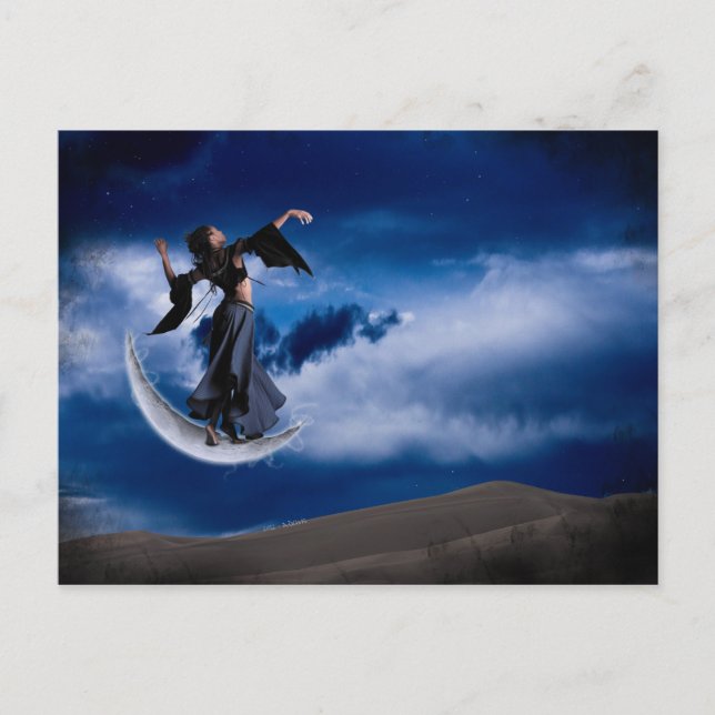 Cartão Postal Moon Dancer - Sonhos de Areia (Frente)