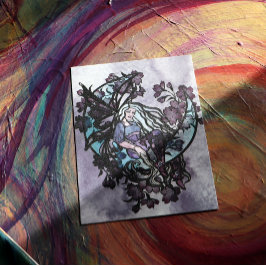 Cartão Postal MoonChild Fairy Fairies Moon Child goddess moon