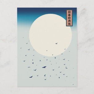 Cartão Postal Moonlight do Japão