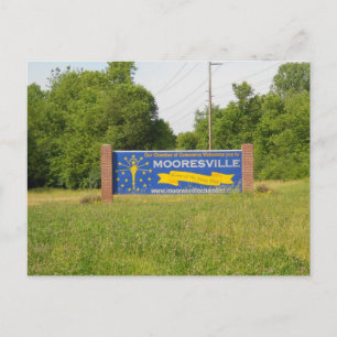 Cartão Postal Mooresville Indiana
