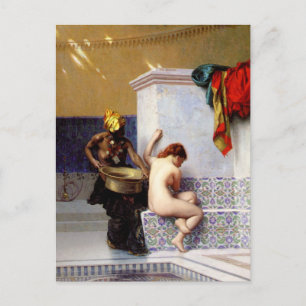 Cartão Postal Moorish Bath Por Jean-Leon Gerome