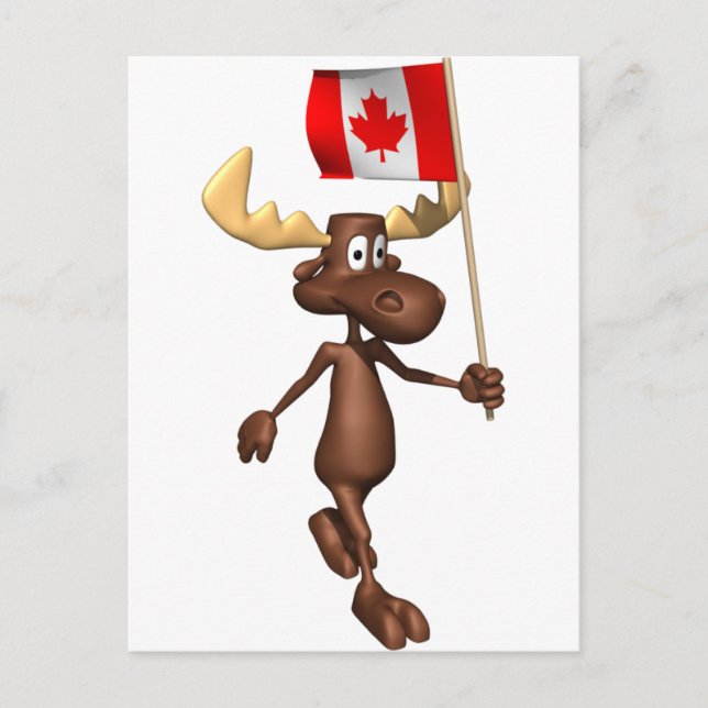 Cartão Postal Moose Canada (Frente)