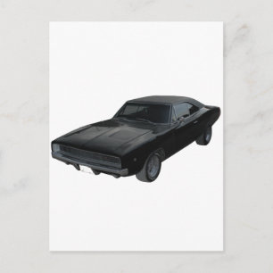 Cartão Postal Mopar do carregador de borda 1968