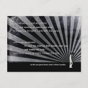 Cartão Postal morador da caverna.