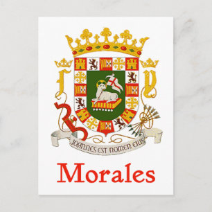 Cartão Postal Morales Puerto Rico Shield